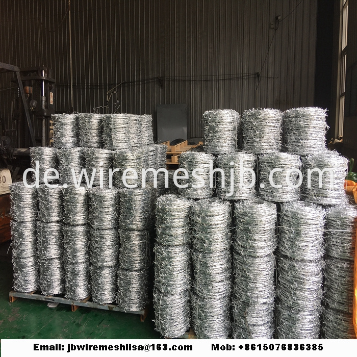 Galvanized and PVC Coated Barbed Wire